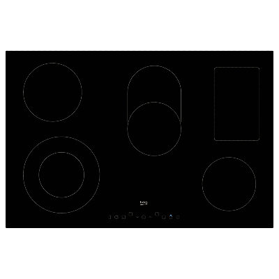 Beko HIC85402T Electric Ceramic Hob, Black